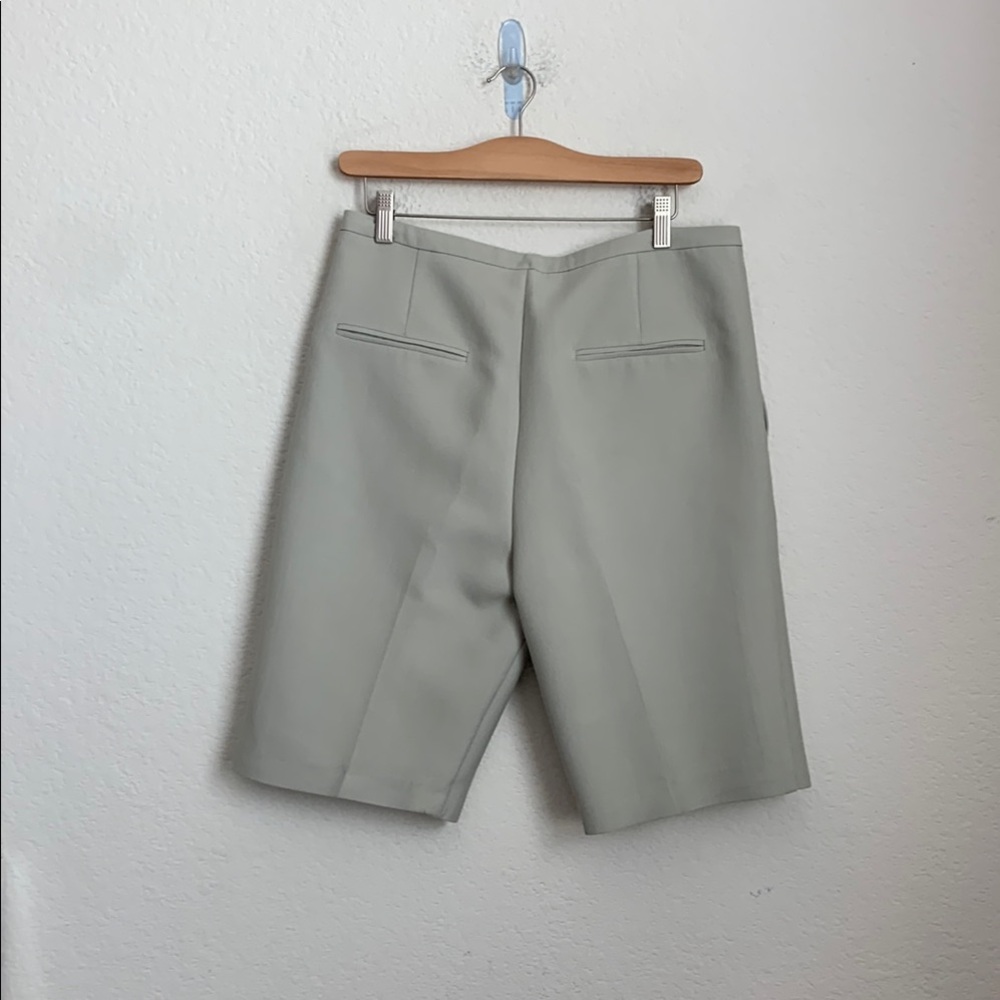 Toteme Gray Tailored Bermuda Shorts size L - Picture 7 of 10